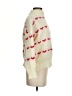 Unbranded 100% Polyester Hearts Ivory Pullover Sweater Size S - photo 4