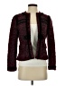 Nanette Lepore Tweed Burgundy Jacket Size 2 - photo 1