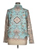 Unbranded Paisley Teal Long Sleeve Blouse Size XL - photo 2