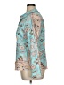 Unbranded Paisley Teal Long Sleeve Blouse Size XL - photo 5