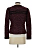Nanette Lepore Tweed Burgundy Jacket Size 2 - photo 2