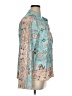 Unbranded Paisley Teal Long Sleeve Blouse Size XL - photo 4