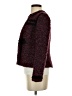 Nanette Lepore Tweed Burgundy Jacket Size 2 - photo 5