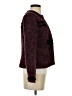 Nanette Lepore Tweed Burgundy Jacket Size 2 - photo 4