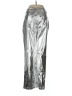 12th Tribe Metallic Silver Casual Pants Size M - photo 2