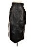 Assorted Brands 100% Leather Black Casual Skirt Size 7 - 8 - photo 1