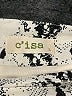 C'isa 100% Polyester Animal Print Ivory Faux Leather Skirt Size L - photo 4