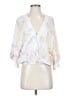 YFB Tie-dye White 3/4 Sleeve Blouse Size S - photo 1
