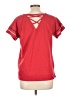 Maurices Red Short Sleeve Top Size L - photo 2