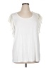 Torrid White Short Sleeve Top Size 1X Plus (1) - photo 1