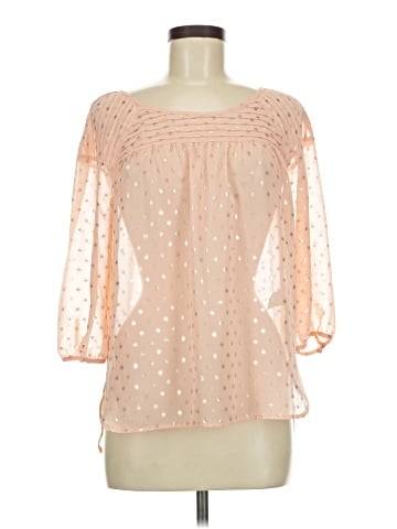 LC Lauren Conrad 3/4 Sleeve Blouse (view 1)