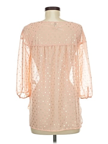 LC Lauren Conrad 3/4 Sleeve Blouse (view 2)