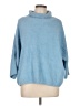 Melissa Nepton Blue Turtleneck Sweater Size L - photo 1