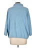 Melissa Nepton Blue Turtleneck Sweater Size L - photo 2