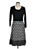 Studio One Argyle Black Casual Dress Size M - photo 1