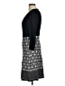 Studio One Argyle Black Casual Dress Size M - photo 5