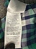 Crewcuts 100% Cotton Plaid Green Long Sleeve Button-Down Shirt Size 6 - 7 - photo 4