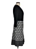 Studio One Argyle Black Casual Dress Size M - photo 4