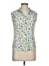 Peter Elliot Green Sleeveless Button-Down Shirt Size EU 44 / US 14 - photo 1