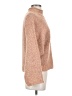 William Rast Tweed Tan Turtleneck Sweater Size XS - photo 4