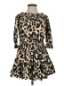 PilyQ Animal Print Green 3/4 Sleeve Blouse Size XS - Sm - photo 1