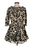 PilyQ Animal Print Green 3/4 Sleeve Blouse Size XS - Sm - photo 2
