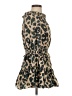 PilyQ Animal Print Green 3/4 Sleeve Blouse Size XS - Sm - photo 4