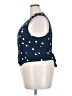 LC Lauren Conrad 100% Polyester Polka Dots Blue Vest Size XXL - photo 5