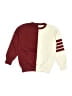 Unbranded Color Block Burgundy Pullover Sweater Size 4 (estimated) - photo 1