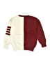 Unbranded Color Block Burgundy Pullover Sweater Size 4 (estimated) - photo 2
