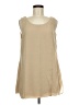 Soft Surroundings 100% Polyester Tan Sleeveless Blouse Size M - photo 1