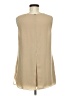 Soft Surroundings 100% Polyester Tan Sleeveless Blouse Size M - photo 2