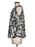 Mossimo 100% Polyester Silver Short Sleeve Blouse Size M - photo 5