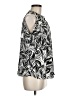 Mossimo 100% Polyester Silver Short Sleeve Blouse Size M - photo 4