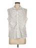 Talbots Paisley Ivory Sleeveless Blouse Size M - photo 1