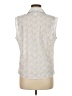 Talbots Paisley Ivory Sleeveless Blouse Size M - photo 2