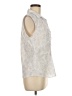 Talbots Paisley Ivory Sleeveless Blouse Size M - photo 4