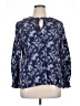 Talbots 100% Rayon Blue 3/4 Sleeve Blouse Size XL - photo 1