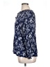 Talbots 100% Rayon Blue 3/4 Sleeve Blouse Size XL - photo 5