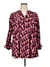 Cocomo Pink Long Sleeve Blouse Size XL (estimated) - photo 1
