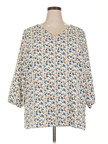 Mario Serrani 3/4 Sleeve Blouse (view 1)