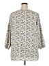 Mario Serrani 100% Polyester Ivory 3/4 Sleeve Blouse Size XXL - photo 2