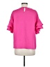 Shein Pink Short Sleeve Blouse Size 6 - photo 2