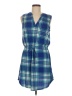Lily Rose Plaid Blue Casual Dress Size M - photo 1