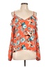 Wishful Park 100% Polyester Orange Sleeveless Blouse Size L - photo 1