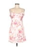 Saints + Secrets 100% Polyester Floral Pink Cocktail Dress Size M - photo 1