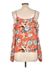 Wishful Park 100% Polyester Orange Sleeveless Blouse Size L - photo 2