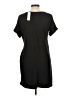 Alya Solid Black Casual Dress Size L - photo 2