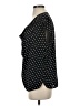 Coldwater Creek 100% Polyester Polka Dots Black Short Sleeve Blouse Size XS - photo 5