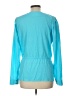 5/48 100% Polyester Teal Long Sleeve Blouse Size L - photo 2